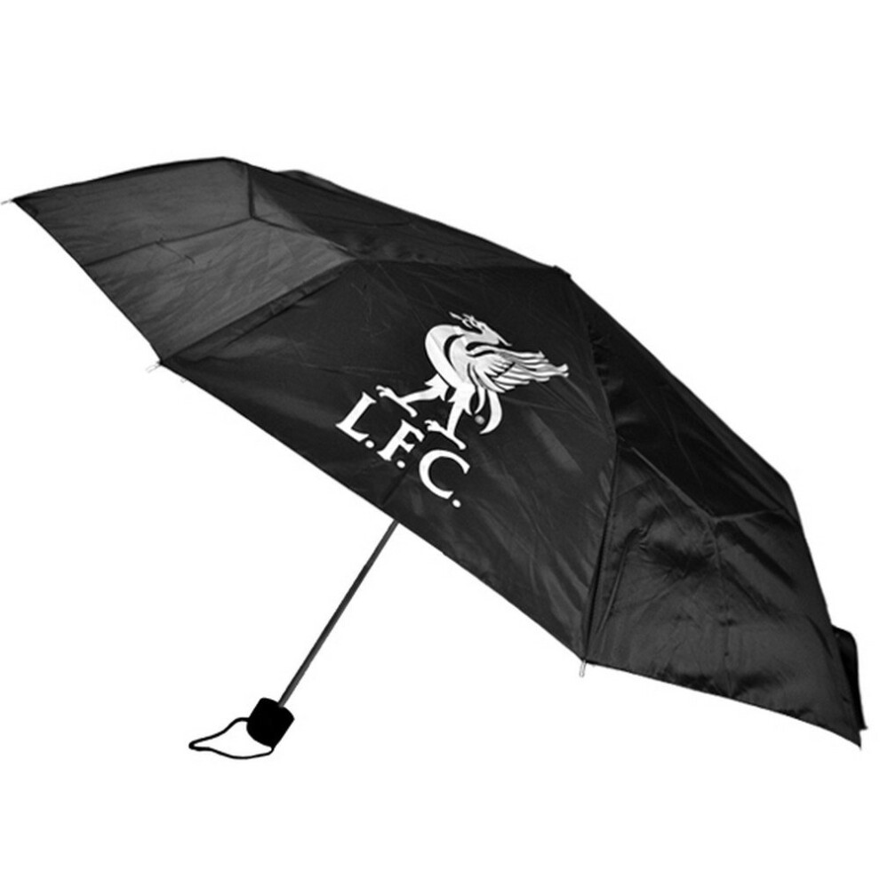 Liverpool FC Official Compact Foldable Football Crest Umbrella