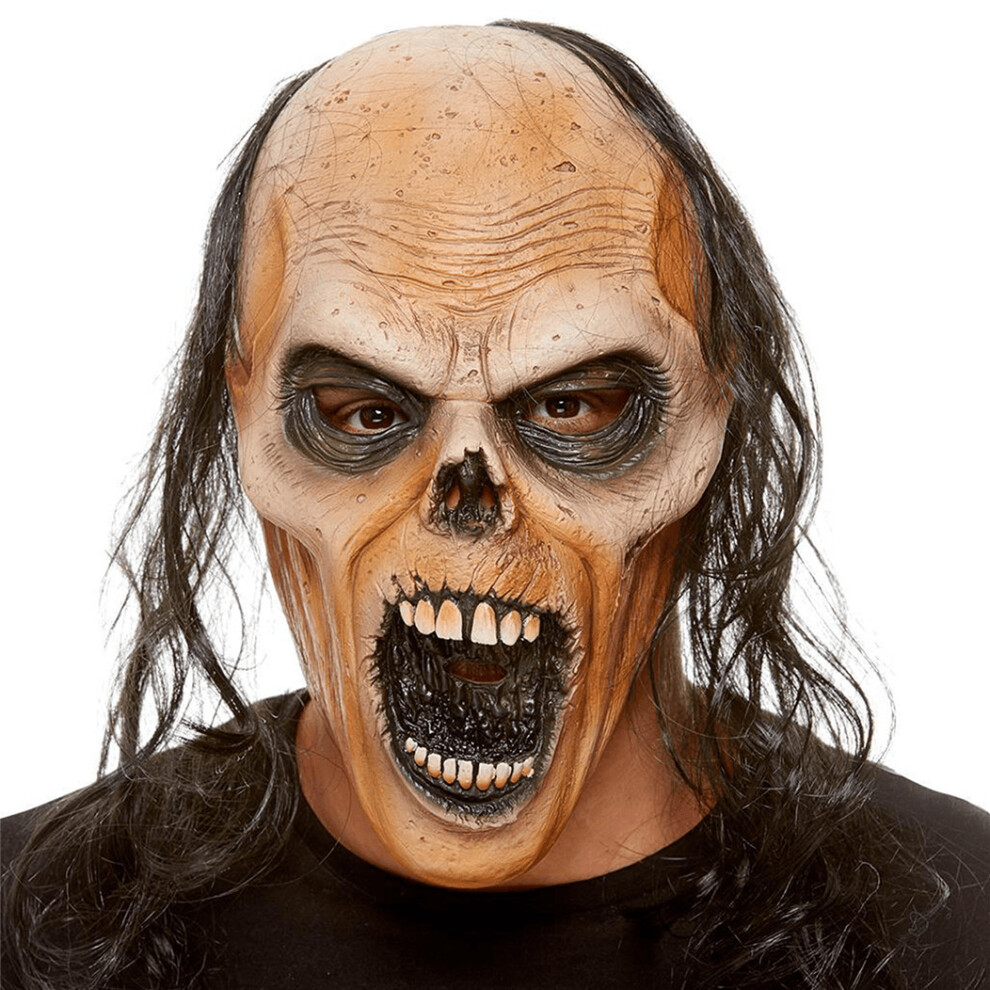 Zombie Latex Mask with Hair | Halloween