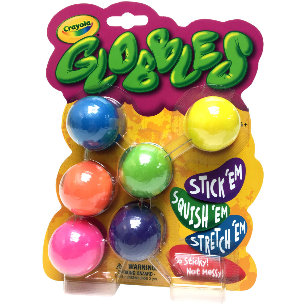 Crayola Globbles 6/Pkg-Assorted Colors