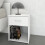 Bedside Table 1 Drawer Night Stand Cabinet Bedroom Storage Unit White 1