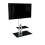King Cantilever TV Stand with Brackets, White, Rectangle Base, TVs up to 60" 8
