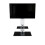 King Cantilever TV Stand with Brackets, White, Rectangle Base, TVs up to 60" 5
