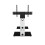 King Cantilever TV Stand with Brackets, White, Rectangle Base, TVs up to 60" 3