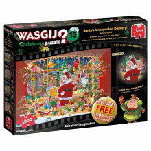 Jumbo Wasgij Christmas 15 - Santa's Unexpected Delivery! 2 x 1000 Piece Puzzle
