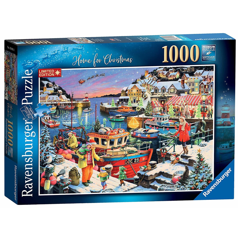 Ravensburger 1000pc Home for Christmas Jigsaw Puzzle