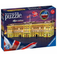 Ravensburger 216pc 3D Jigsaw Puzzle Buckingham Palace Night Edition