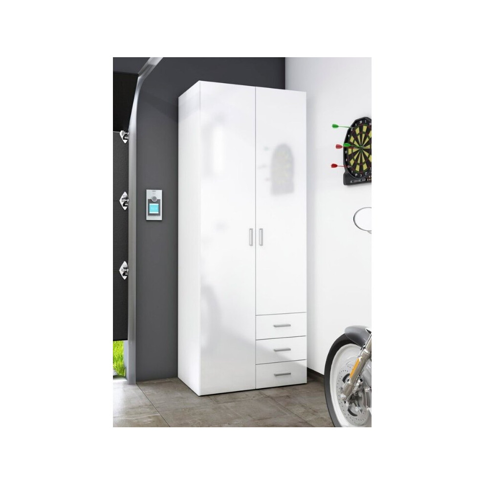 Rackhams White Space Wardrobe - 2 Doors 3 Drawers In 2000 - Malemine - 1 - Image 7