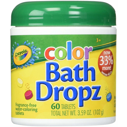 Crayola Crayola, Color, Bath Dropz, 60 Tablets 2