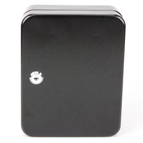 Key Cabinet Holder Safe Box Lockable Wall Mounted with 20 Tags - Black 2