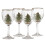Spode Spode Christmas Tree Wine Glasses Set of 4 1