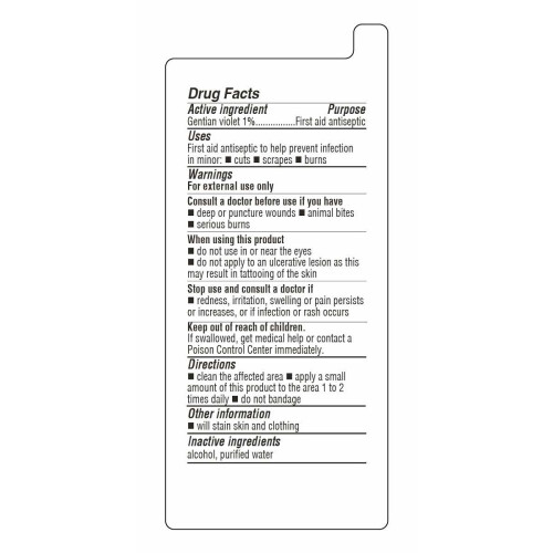 De La Cruz, Gentian Violet, First Aid Antiseptic, 1 fl oz (30 ml) on OnBuy