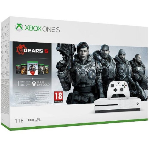 Refurbished Xbox Xbox One S 1TB Console & Gears 5 Bundle