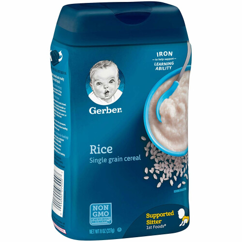 Gerber Gerber, Cereal pro dítě, 1. potraviny, Rýže, 8 oz (227 g) 2
