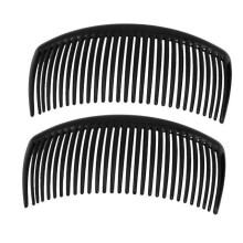 2 x Black Large Side Comb