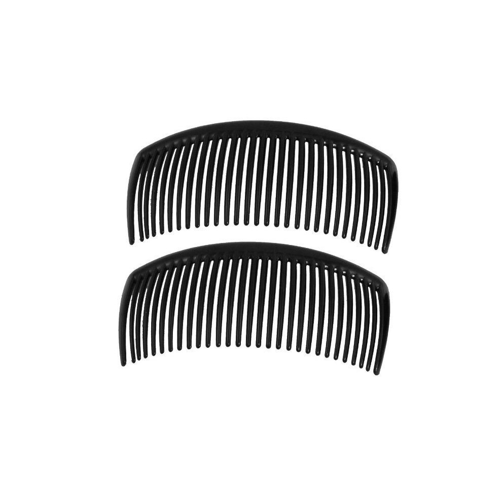 2 x Black Large Side Comb