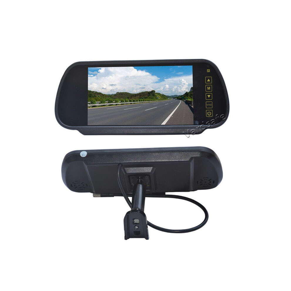 Vardsafe VS799 7 Inch Replacement Rear View Mirror Monitor Display Screen for Aftermarket Reverse Backup Camera