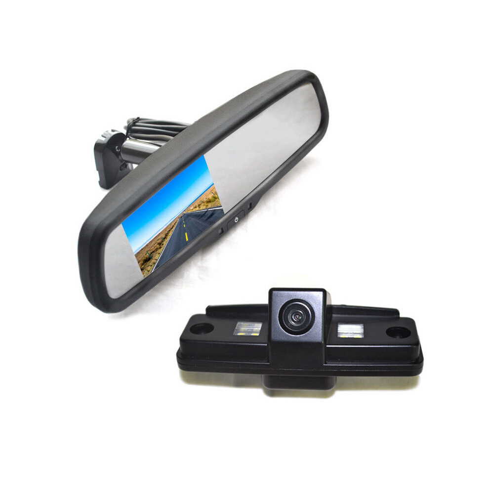 Vardsafe Reversing Backup Camera + Replacement Rear View Mirror Monitor For Subaru Forester / Outback / Impreza Light 8414775822101