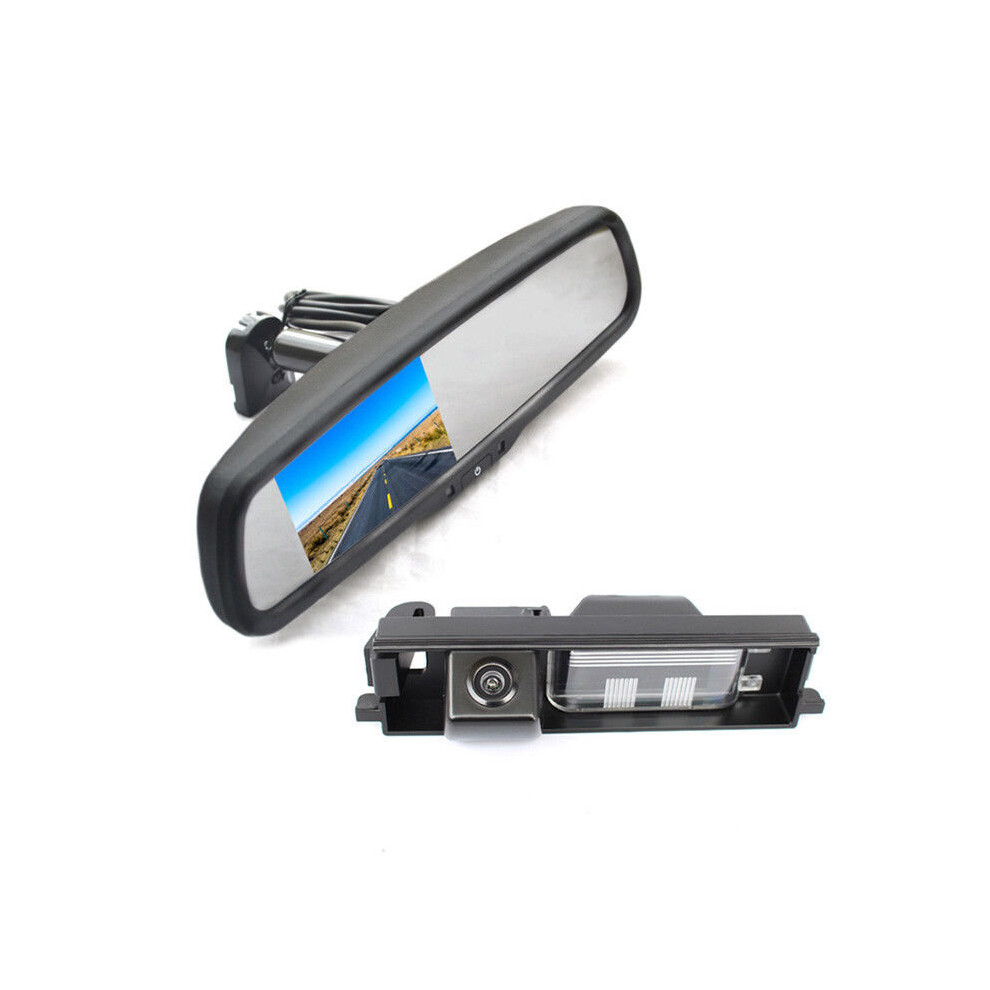 Vardsafe Reverse Backup Camera + Replacement Rear View Mirror Monitor For Toyota Rav4 8414775822057