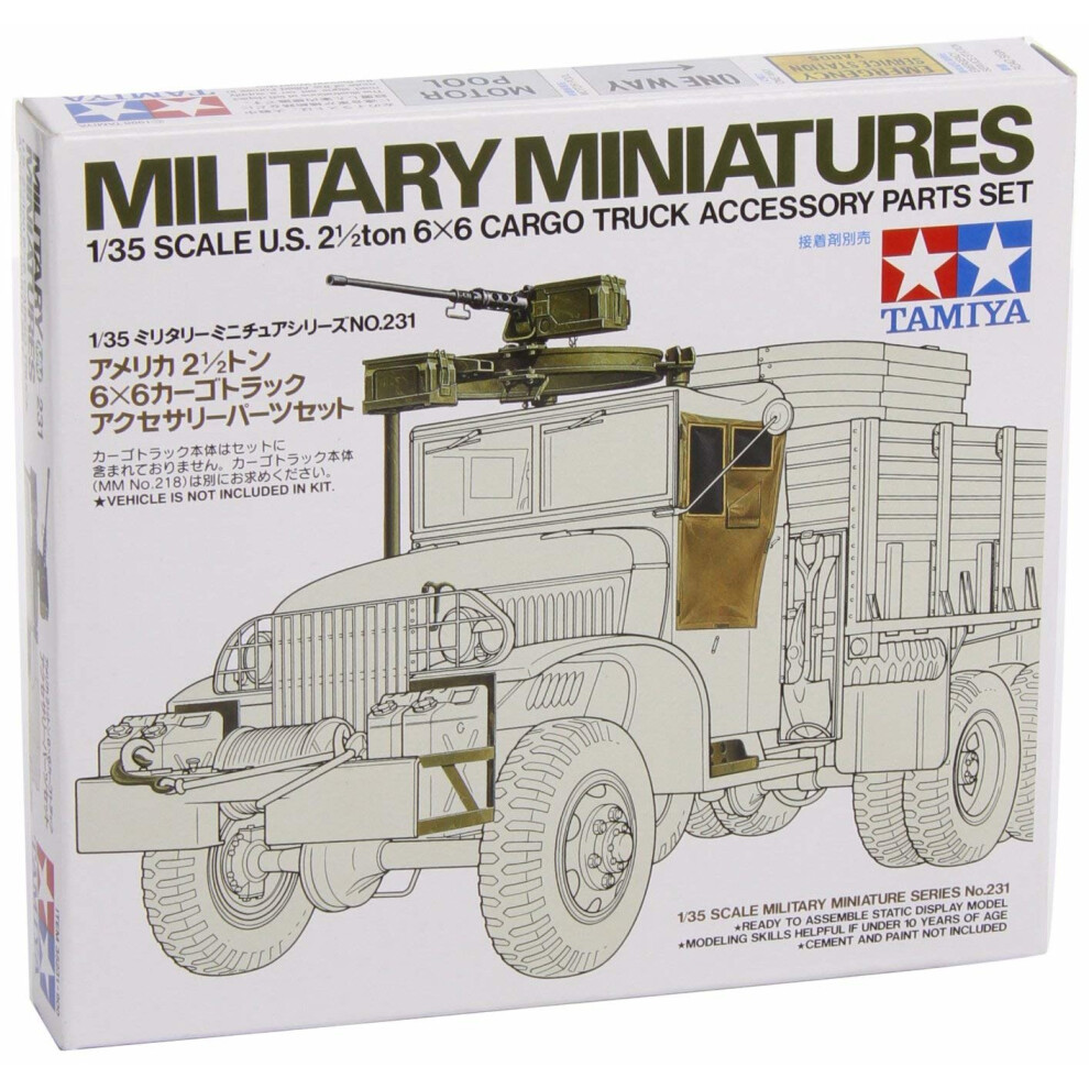 Tamiya 35231 Accessory Kit Gmc Transport Lorry Model Kit Scale 1:35