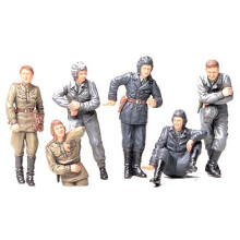 Tamiya 35215 Russian Army Tank Crew At Rest Model Kit Scale 1:35