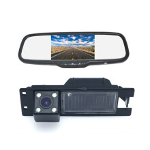 Vardsafe Parking Reverse Camera + Clip-on Rear View Mirror Monitor for Opel Astra Corsa Meriva Vectra Zafira