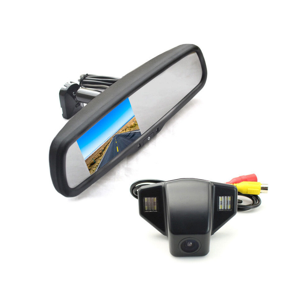 Vardsafe Parking Backup Camera & Replacement Rear View Mirror Monitor For Honda Crv Cr-V 8414775822279