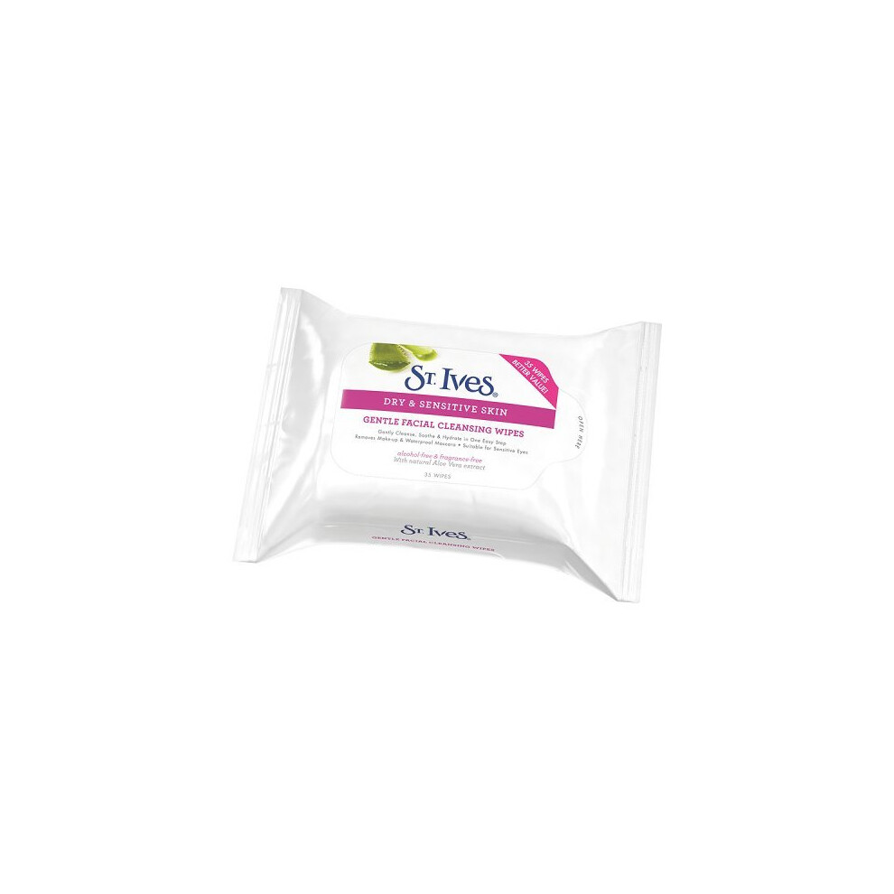 St Ives Gentle Facial Cleansing Wipes 35-pcs