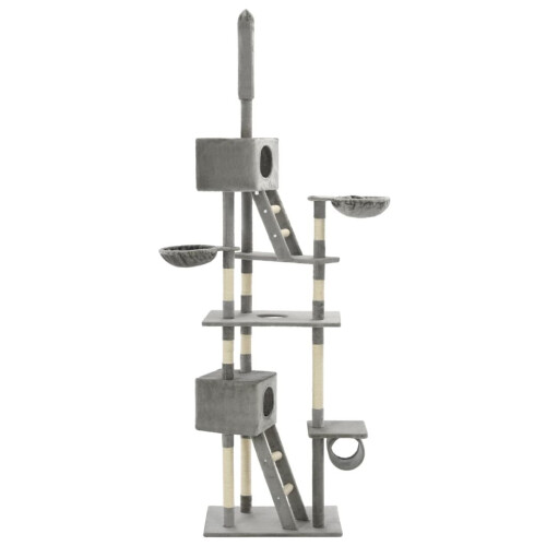 VidaXL vidaXL Katzen-Kratzbaum Sisal 230 - 260 cm Grau 2
