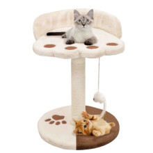 vidaXL Katzen-Kratzbaum Sisal 40 cm Beige und Braun