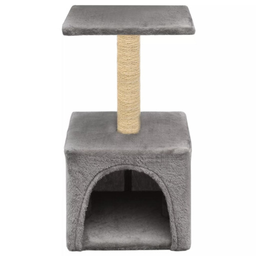 VidaXL vidaXL Katzen-Kratzbaum Sisal 55 cm Grau 1