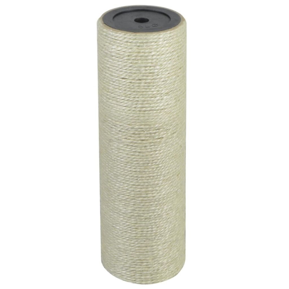 Vidaxl Cat Scratching Post 8X25cm 10Mm Kitten Scratch Pole Stand Tree Beige