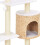 VidaXL vidaXL Katzen-Kratzbaum Sisal Seegras 5