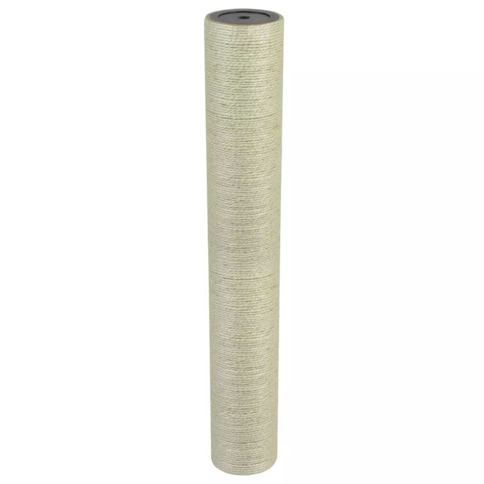 Vidaxl Cat Scratching Post 8X55cm 8Mm Kitten Scratch Pole Stand Tree Beige