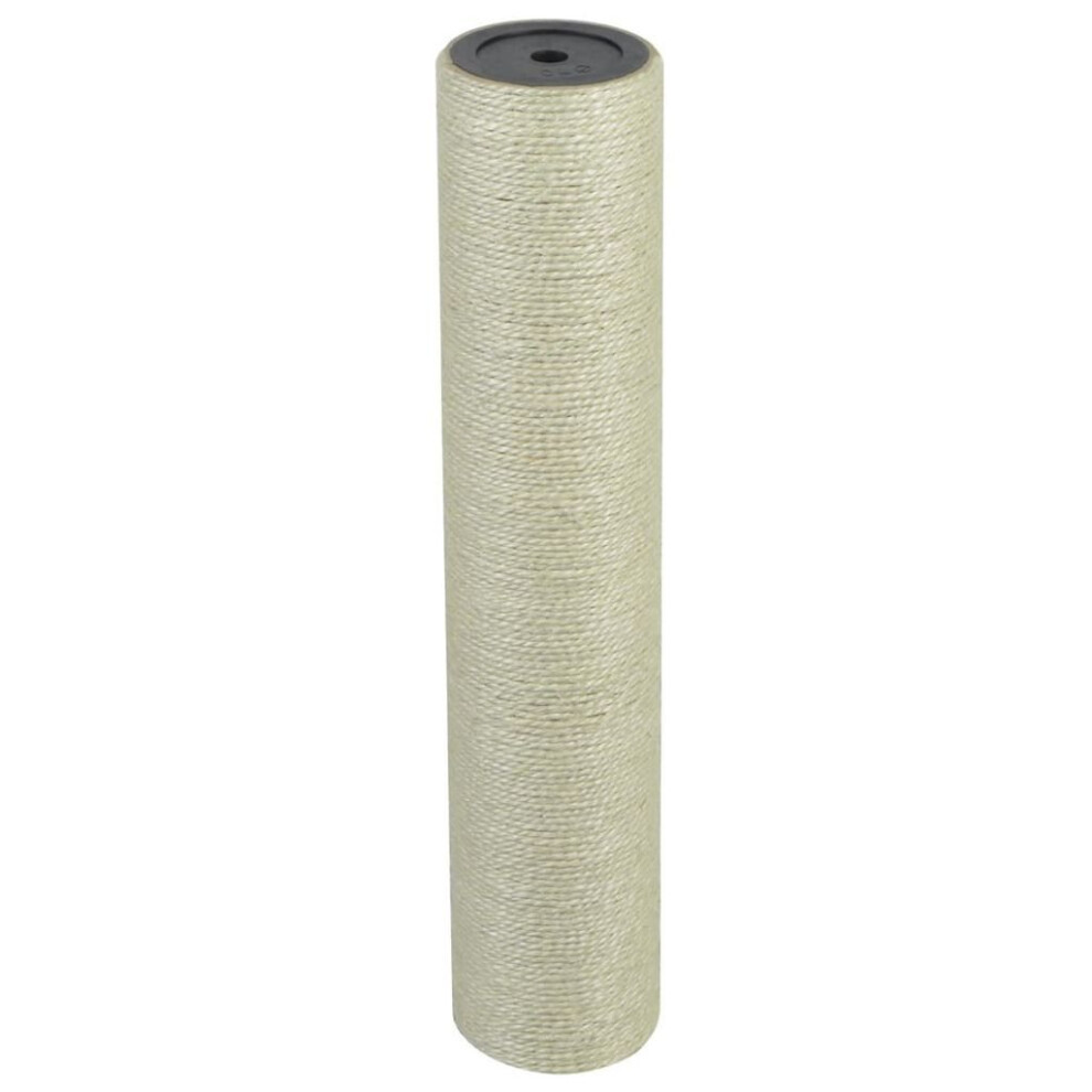 Vidaxl Cat Scratching Post 8X40cm 10Mm Kitten Scratch Pole Stand Tree Beige