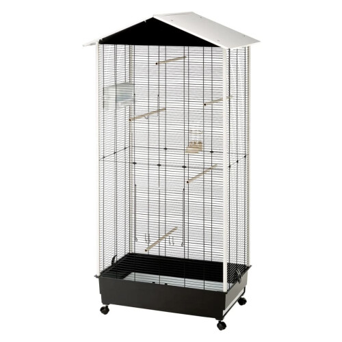 Ferplast Bird Cage and Aviary with Roof Nota Plastic Parrot Budgie