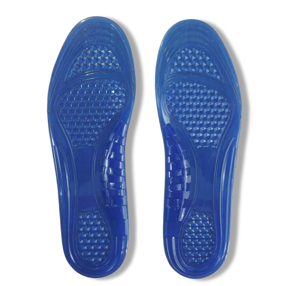 (L) NeoPhysio Unisex Shock Absorbing Gel Shoe Insoles