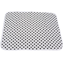 Portable Table Top Ironing Pad Black Spot Design