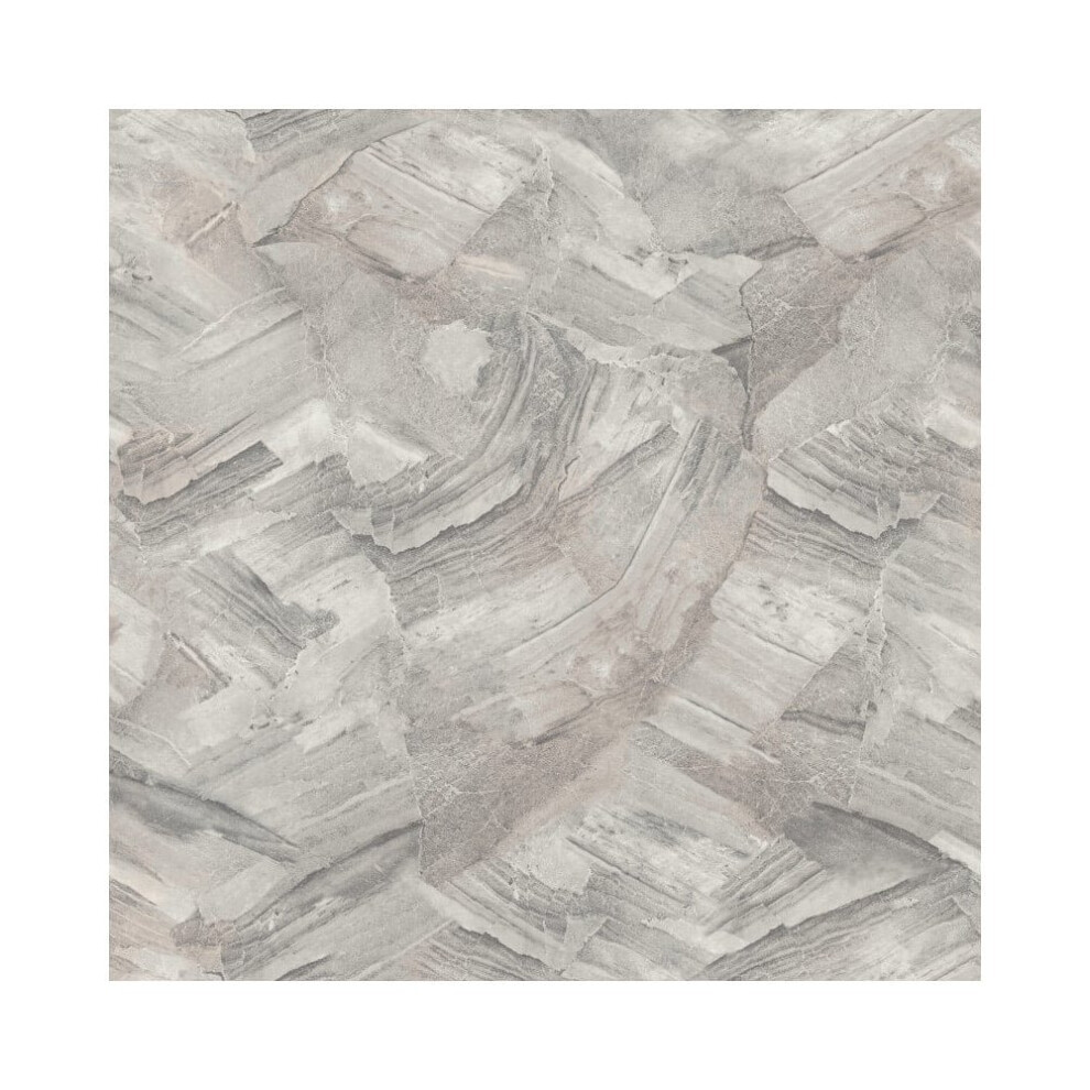 Arthouse Glitter Cut Stone Effect Grey Vinyl Slate Wallpaper 906800