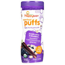 Happy Family Organics, Purple Carrot & Blueberry, 60 g