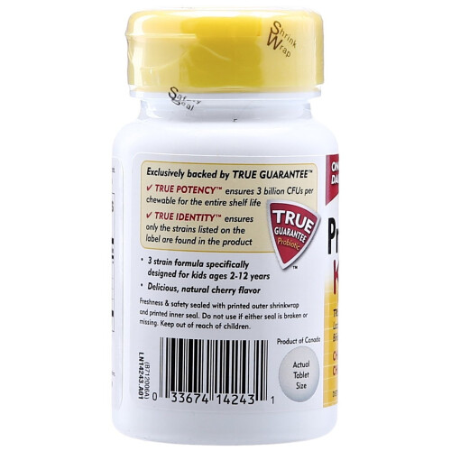 Nature's Way, Primadophilus, Kids, Leeftijd 2-12, Kers, 3 Miljard CFU, 30 Eetbare Tablets 1