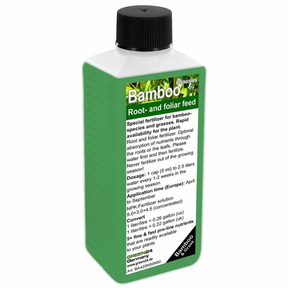 Bamboo Liquid Fertilizer HighTech NPK for bamboos and grasses, root / foliar