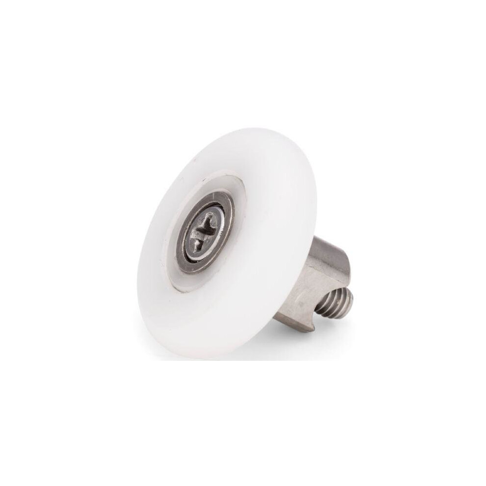 (25Mm) 4 X Spare Shower Door Rollers/Runners / Guides/Wheels 23Mm, 25Mm Or 27Mm Wheel Diameter L094i 5060363614387