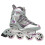 Roller Derby Aerio Q-60 Γυναικείες Ρόδες - Λευκό/Γκρι - Μέγεθος 08 1