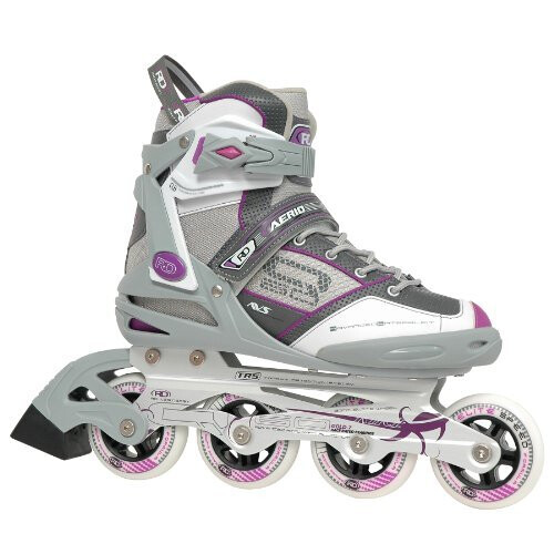 Roller Derby Aerio Q-60 Γυναικείες Ρόδες - Λευκό/Γκρι - Μέγεθος 08