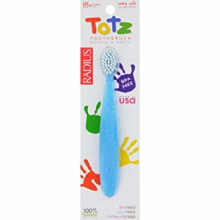 RADIUS, Totz Toothbrush, 18 + Months, Extra Soft, Light Blue Sparkle