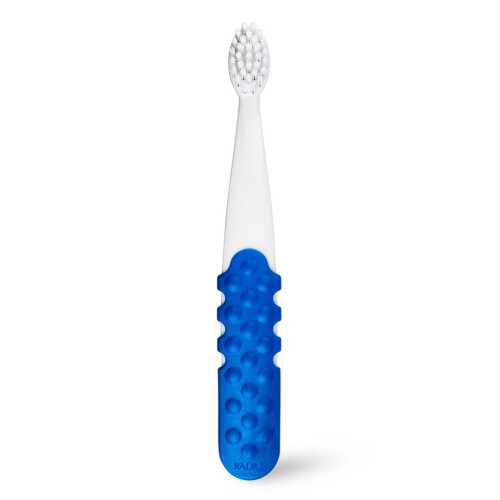 RADIUS, Totz Plus Toothbrush, 3+ Years, White/Blue, 1 Toothbrush 1