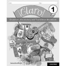 !Claro! 1 Grammar Vocabulary and Translation Workbook (Pack of 8)