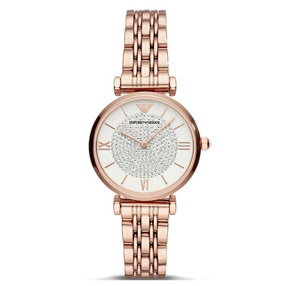 Emporio Armani Daimond Accent Stainless Steel Ladies Watch AR11244