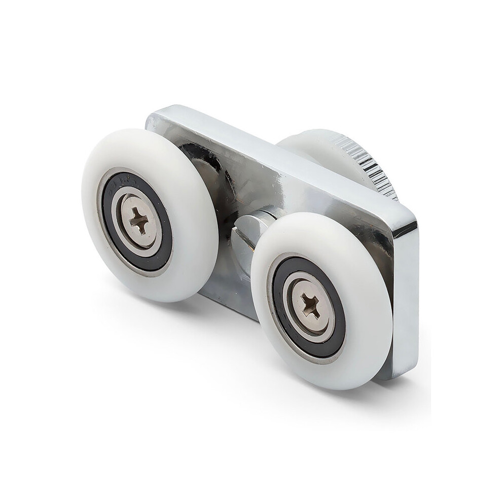 2 x Twin Shower Door Rollers/Runners/ Guide/Replacement 25mm wheels diameter L106-image-OPC-P58R9NP-NEW