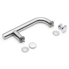 Shower Bath Door Handle Stainless Steel Chromed L-3